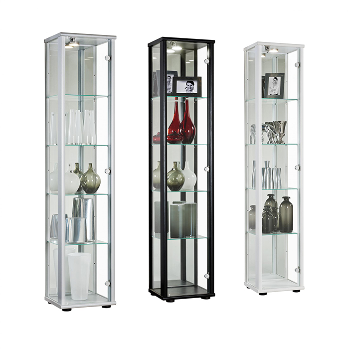 Selby Glass 1 Door Display Cabinet - Click Image to Close